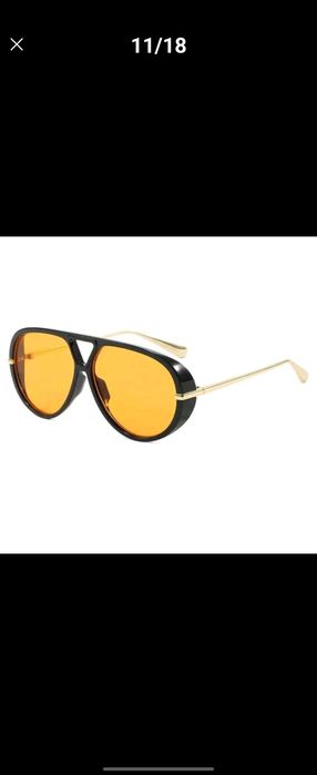 Чехли хит шапка очила жълти чехли каяво оранжево