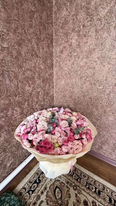 Микс цветов в букете