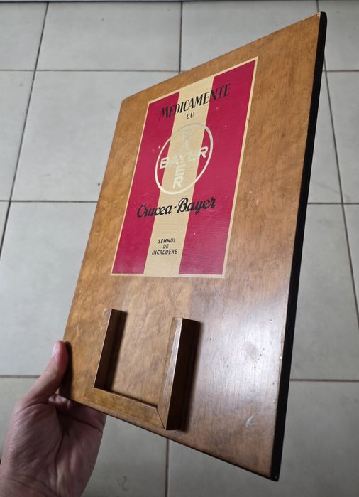 Reclama Veche Romaneasca Perioada Interbelica Bayer Decoratiune