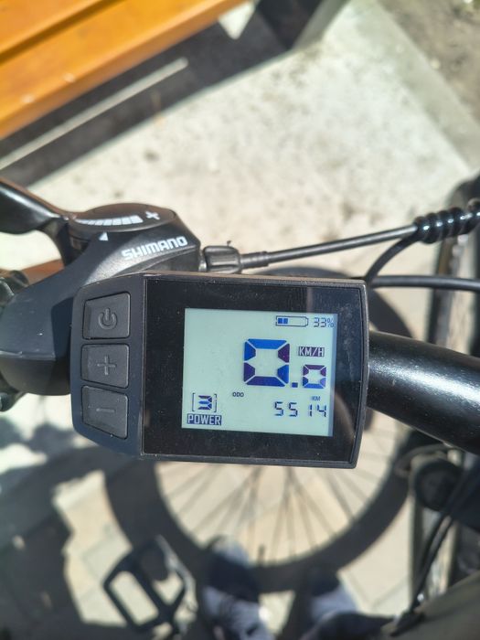 Bicicleta Electrica Eleglide M1 plus cu frane hidraulice discuri de 160 și autonomie de peste 60km, plăcute frana noi