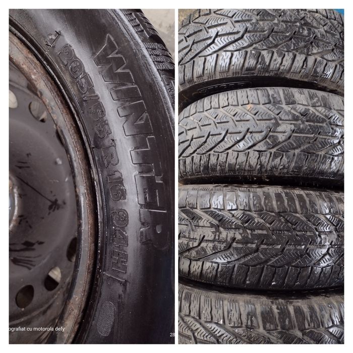 205/55/16 iarna Renault 5x114,3 și 4x100 vara