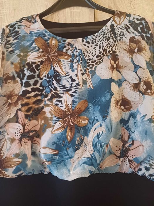 Черна рокля с пайети Л/ХЛ/р-р