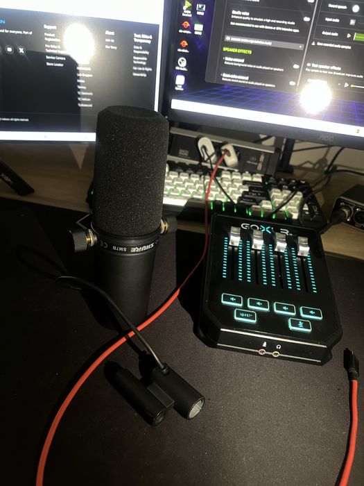 Shure sm7b si GOXLR mini