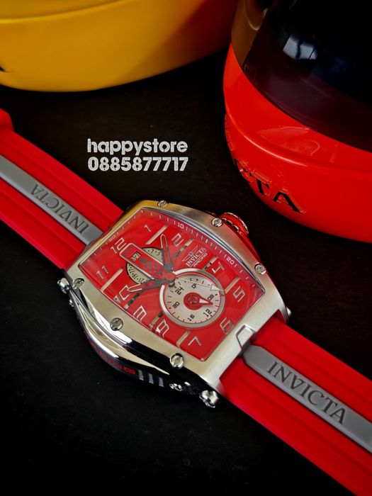 INVICTA RACING Monza Red 57 mm, Инвикта нов ръчен часовник
