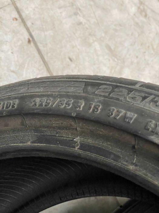 2x 225 35 18 Continental Sportcontact 5