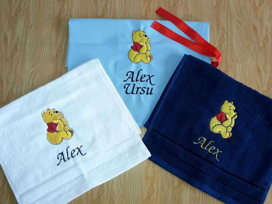 Saculet brodat personalizat cadou copii /cresa /gradinita