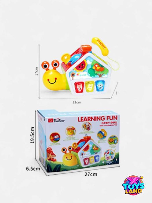 Развивающая игрушка "Learning Fun — Funny Snail"