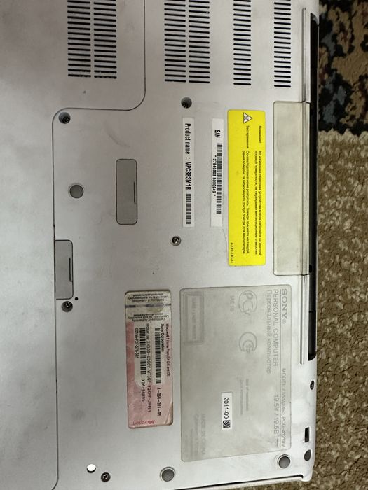 Ноутбук Sony vaio