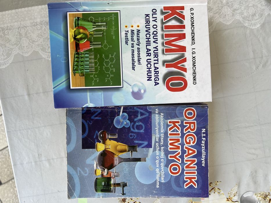 Kimyo fani kitoblari