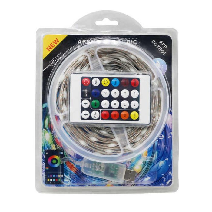 RGB LED Магическа светлинна лента с дистанционно и Bluetooth управлени