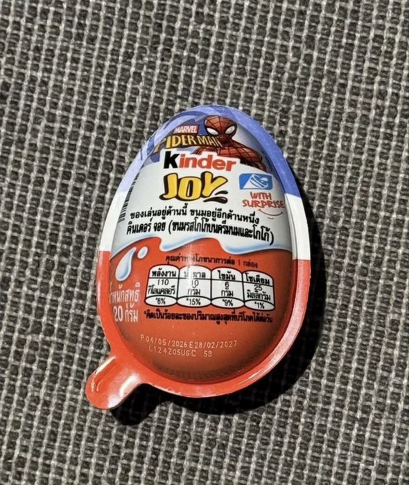 Kinder joy spider man человек паук