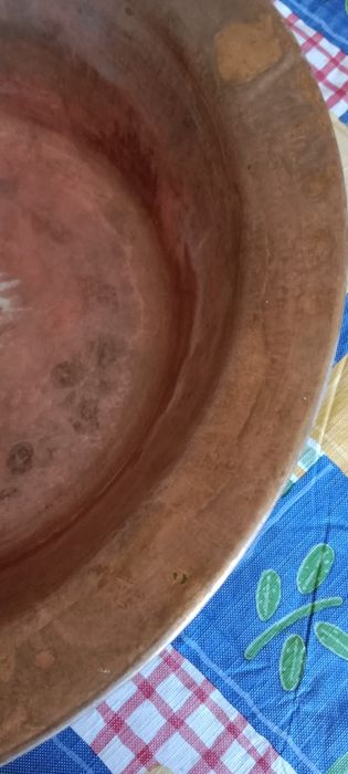 Медный таз для варенья