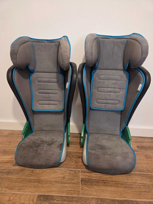 Scaun auto pentru copii Walser Noemi, Reglabil, 100/135 cm, 3-8 ani, 15-25 Kg, Antracit/Albastru