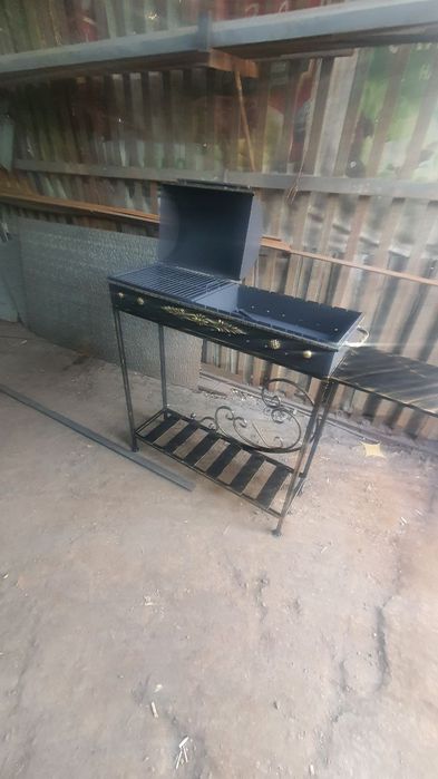 Мангал барбекю для рыбы шашлыка BBQ шашлычница ковка