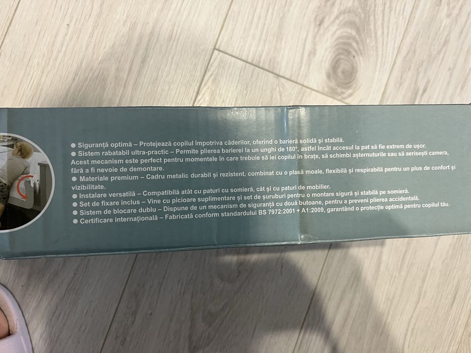 Bariera protectie pat rabatabila