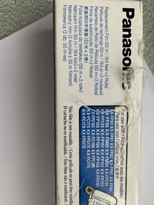 Panasonic KX-FA55A telefon fax ca nou/Nou Sigilat ink film rezerva