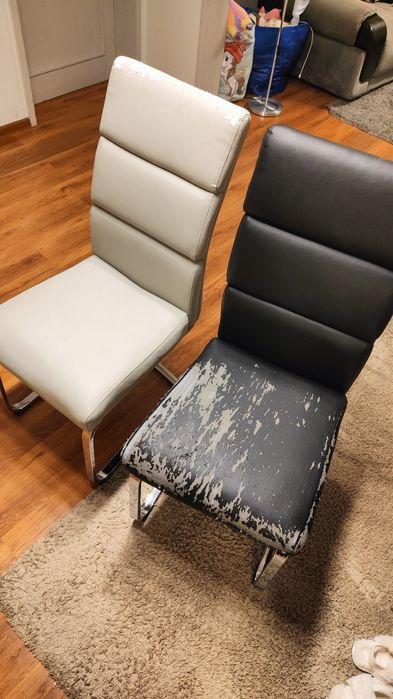 ПРОМОЦИЯ !!! Столове за трапезария 6 бр. Еко кожа