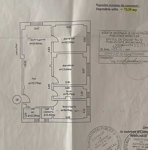 FALEZA NORD-Zoom Beach Apartament Cu 3 Camere 159.500 Euro