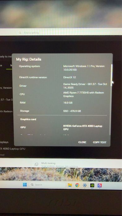 Лаптоп MSI Thin A15 B7VF
