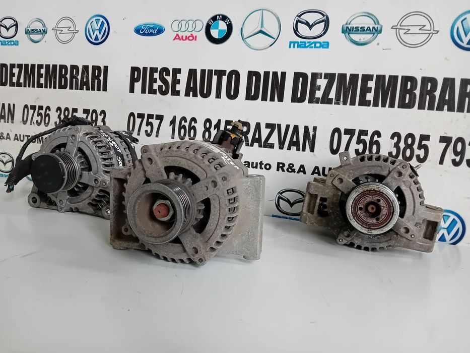 Alternator 2.0 HDi Peugeot 407 607 Citroen C4 C5 Picasso Cod 9654752880 Arad Romania