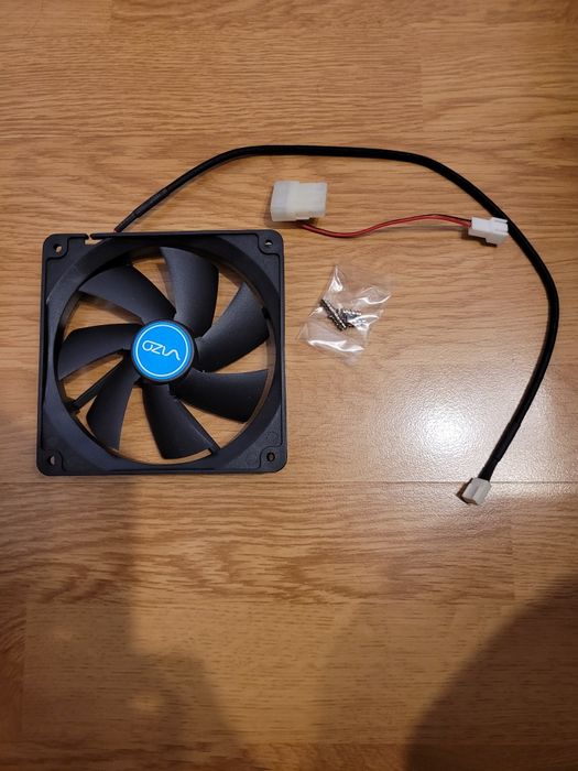 Set 2 ventilatoare PC de 120 mm,VIZO Technology,senzor termic,NOI