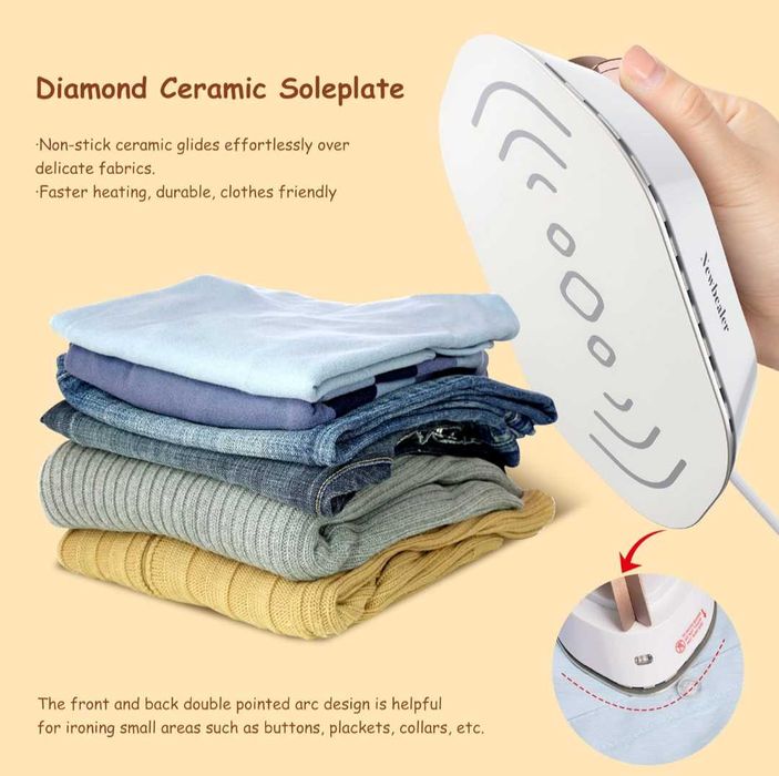 Мини ютия с двойно напрежение - 220V/120V перфектна за пътуване