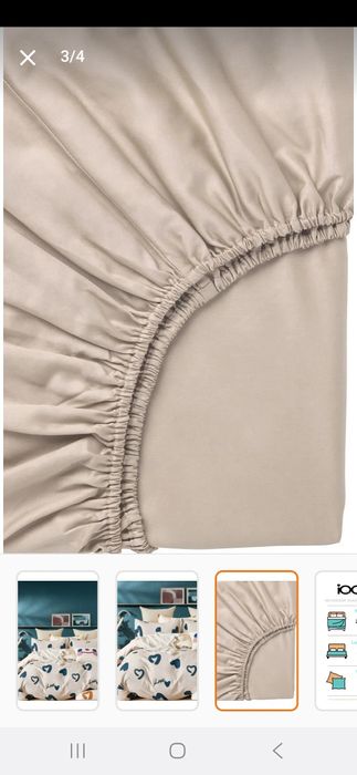 Lenjerie bumbac diverse modele, 2 fete, 4 piese, cearceaf cu elastic