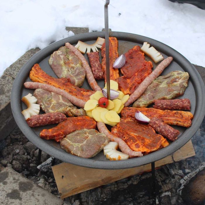 Grill disc Barbeque Ø 50 cm cu margine