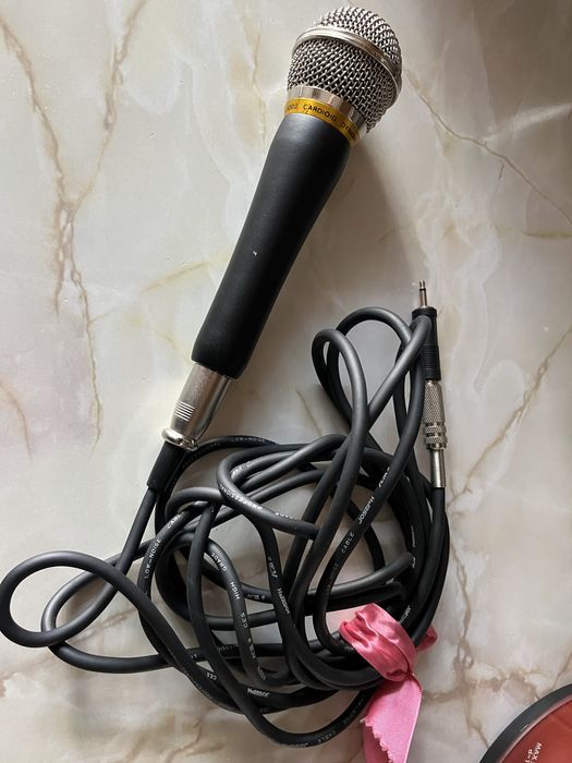 Microfon profesional cu fir cardioid dynamic