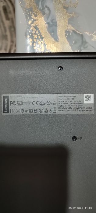 Нерабочий ноутбук Lenovo с видеокартой мх150