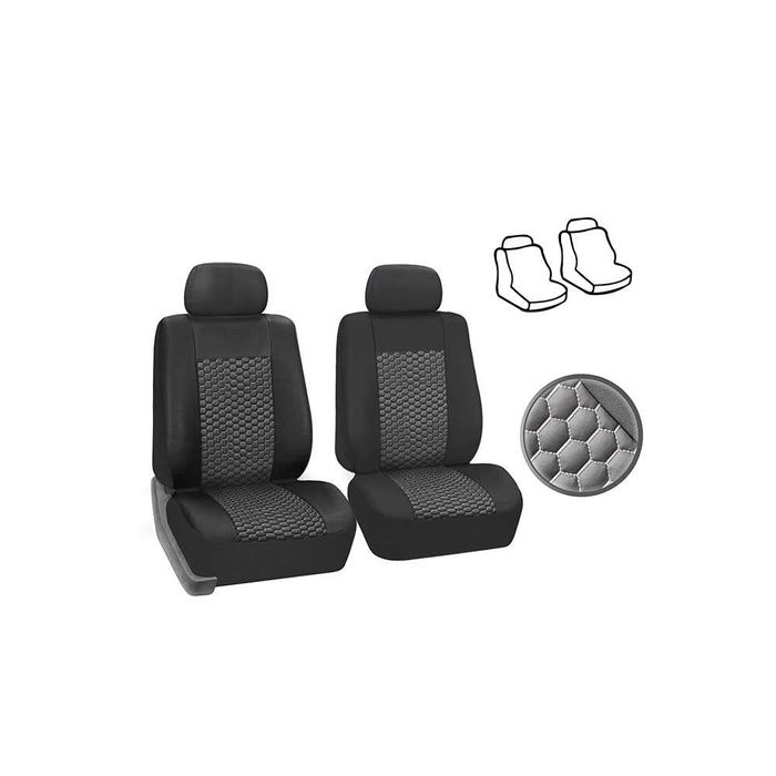 Тапицерия за бус 1+1 – текстилна, комплект за две предни седалки