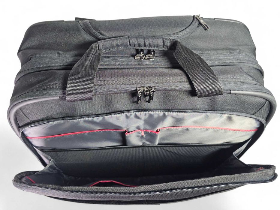 Samsonite - мобилен офис или куфар за ръчен багаж и лаптоп за бизнес пътувания с колелца и телескопична дръжка (Rolling Tote)