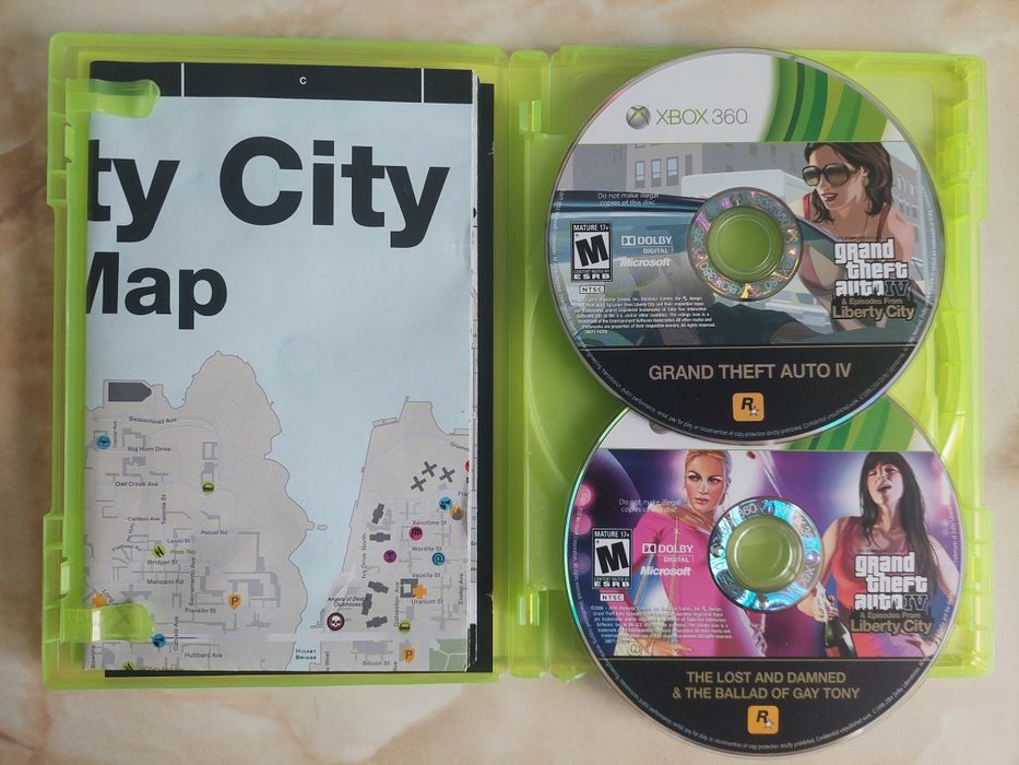 [Xbox360] Vând GTA 4 + DLC urile din Liberty City Xbox 360 /poze reale