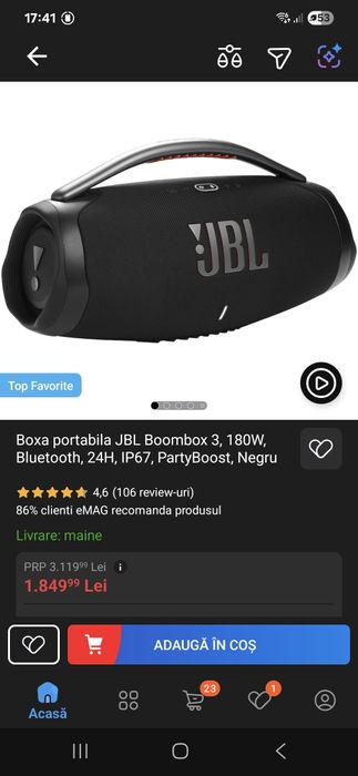 JBL boombox 3 180w