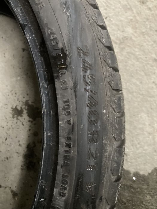 Vând set 4 buc Continental, 8 mm 245/40 R 21 Dot 2022