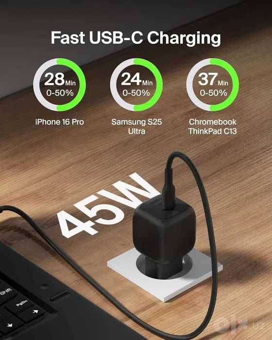 Belkin BoostCharge USB-C Wall Charger 25W