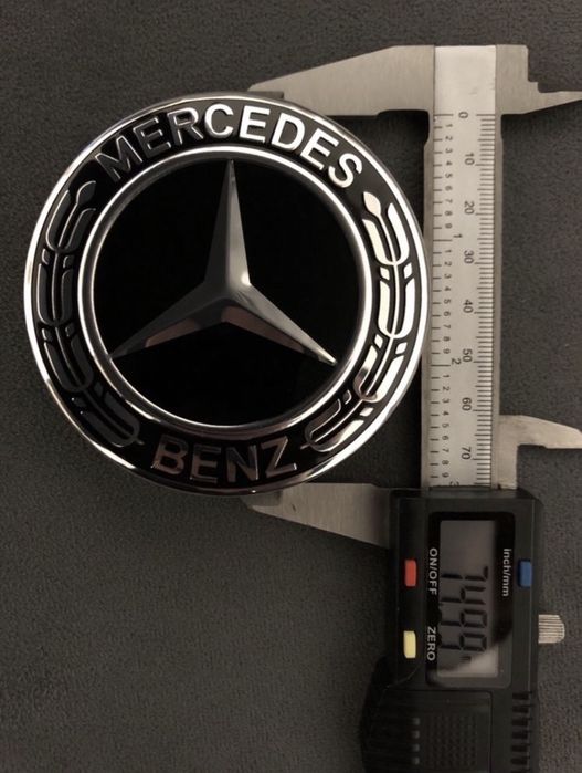 Set Capace New Black Edition Roti Jante negre Mercedes 75mm S G C E