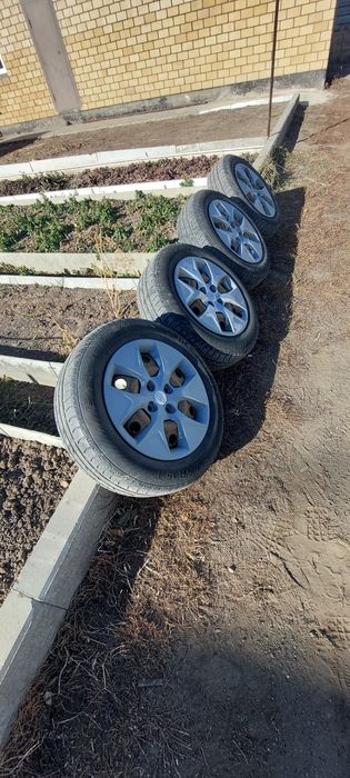 Диски с шинами на хендай акцент