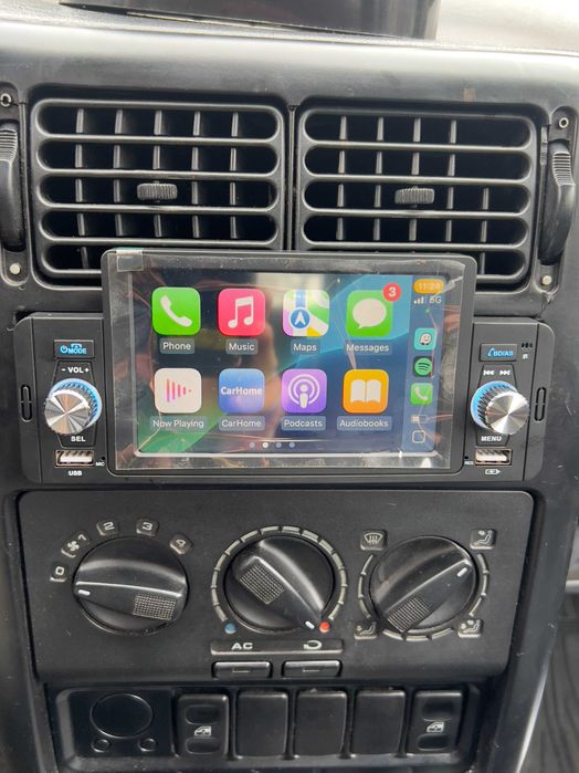 Медия за кола, Дисплей 5инча, 1Din, CarPlay & Android Auto,Камера