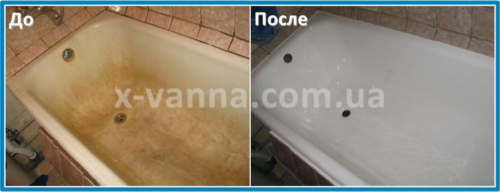 Реставрация ванн жидким акрилом