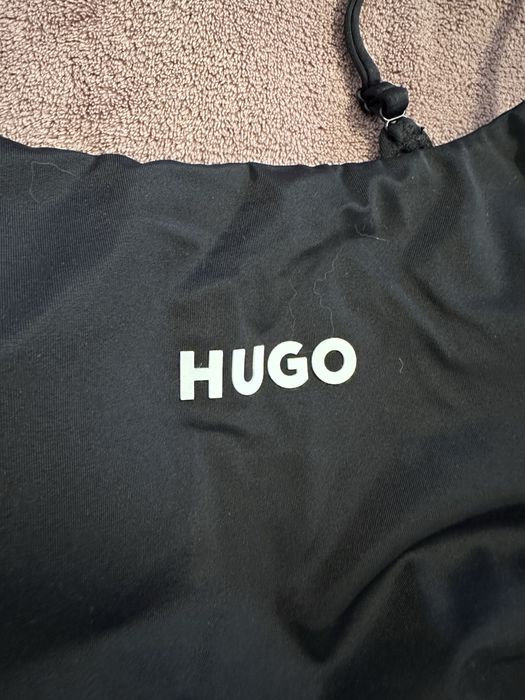 Черен цял бански HUGO