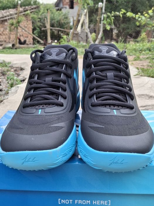 Маратонки Mens LaMelo Ball MB.02 Phenom Basketball Shoes Black/​Blue