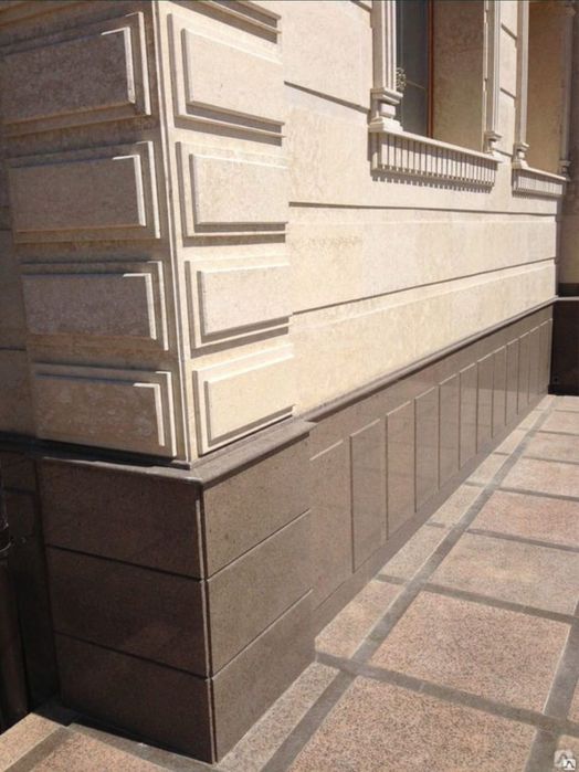 Травертин, гранит, мрамор