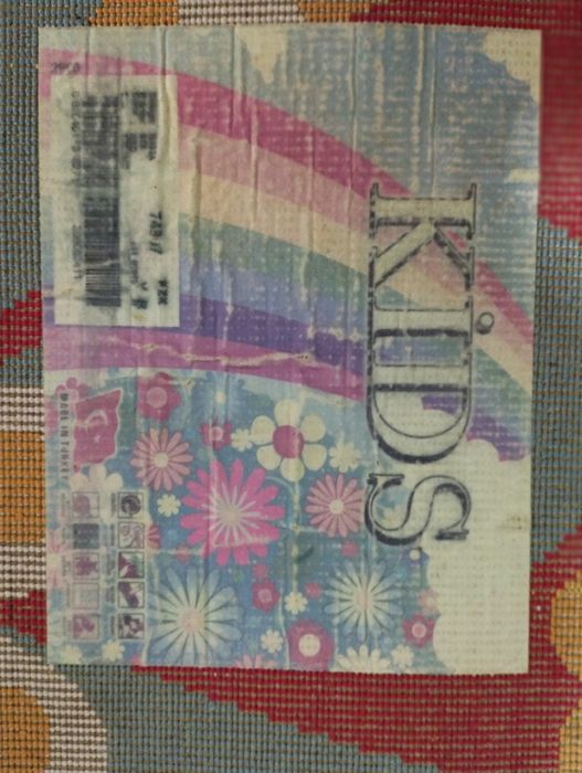 Детский коврик с цветочками