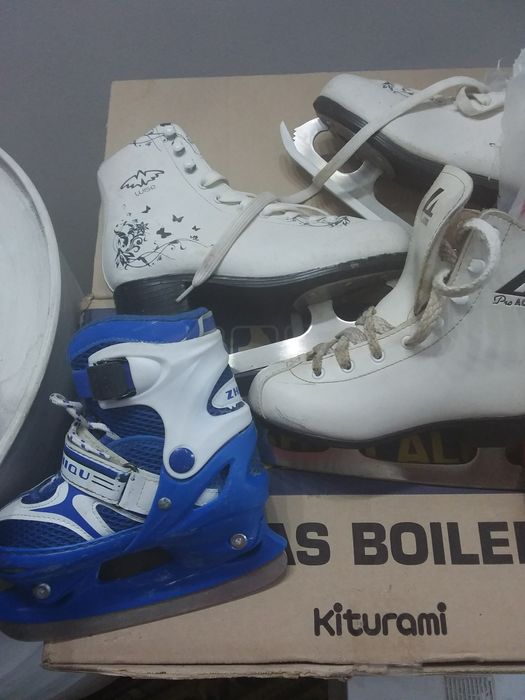 Продам коньки 38-39 рр детские и женские