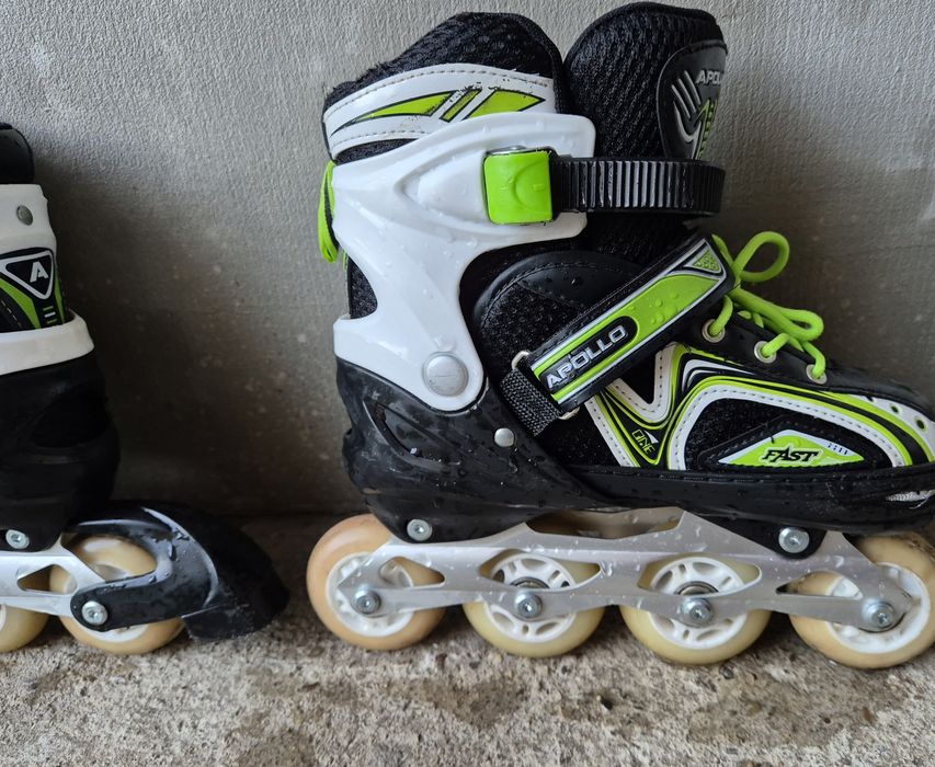 Детски ролери 35-38 номер, светещи колела