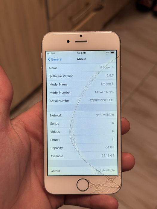 iPhone 6 Silver 64GB