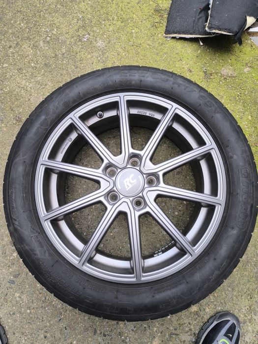 Летни гуми с джанти 225/50/R17 с dot 1325, 5x112, 66,6мм