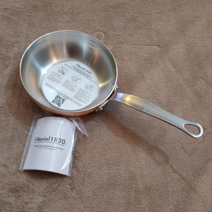 Тиган и касерола, медни Mauviel 1830, Франция.