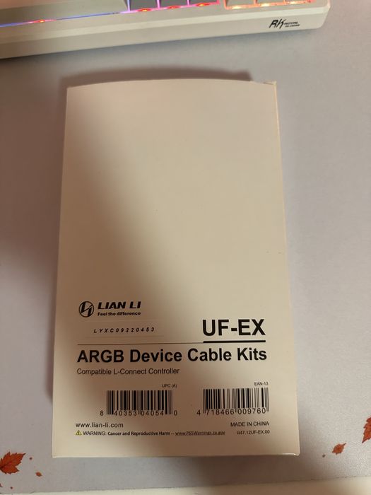 Lian Li UF-EX ARGB Device Cable Kit – Adaptoare RGB / UNI HUB